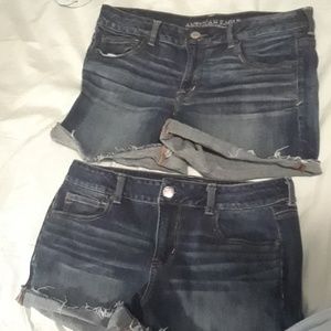 2 pair American eagle shorts